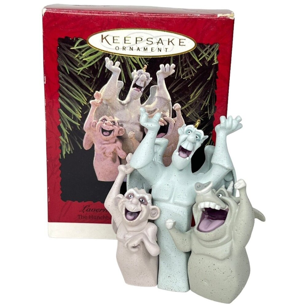 Hallmark Hunchback Of‎ Notre Dame Ornament Disney Laverne Victor Hugo Gargoyles